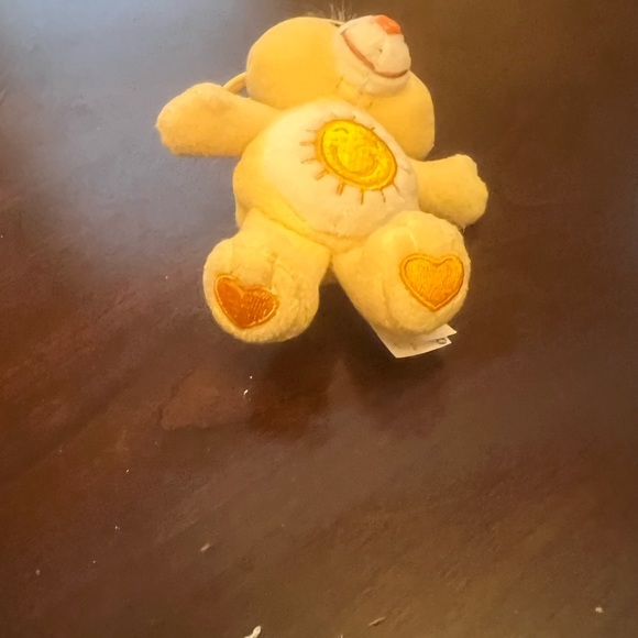 Care Bears Yellow Funshine Bear Plush with Clip - Picture 6 of 7